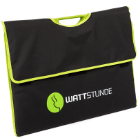 WATTSTUNDE® 100W SolarBuddy ηλιακή τσάντα WS100SB απευθείας με σύνδεση USB