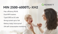 Growatt MIN 3600TL-XH2 Hybrid-Wechselrichter 3600W 1-phasig