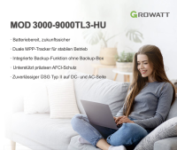 Growatt MOD 6KTL3-HU 6 kW Hybrid-Wechselrichter 3-phasig