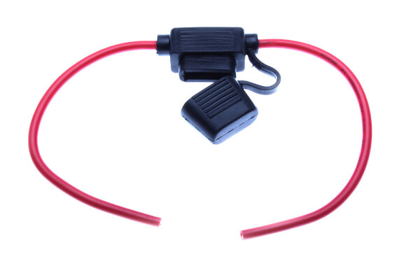 2,5mm² Standard Flachsicherungshalter inkl. Kabel